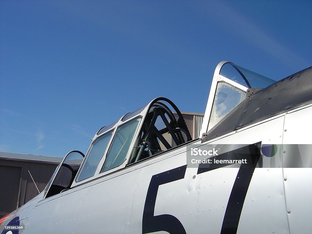 North American Harvard Кокпит - Стоковые фото Военный самолёт роялти-фри
