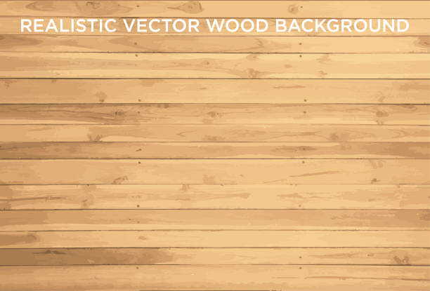사실적인 벡터 나무 배경 세트 (3 / 10), 레드 우드, 오크, 소나무, 단풍 나무, 재, 너도밤나무, 자작 나무 및 파티클 보드 10 피스 컬렉션 - wood plank textured wood grain stock illustrations
