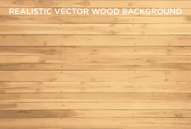 Vector illustration of Realistic vector wooden background set (3 of 10), redwood, oak, pine, maple, ash, beech, birch, and particle board in 10 piece collection
