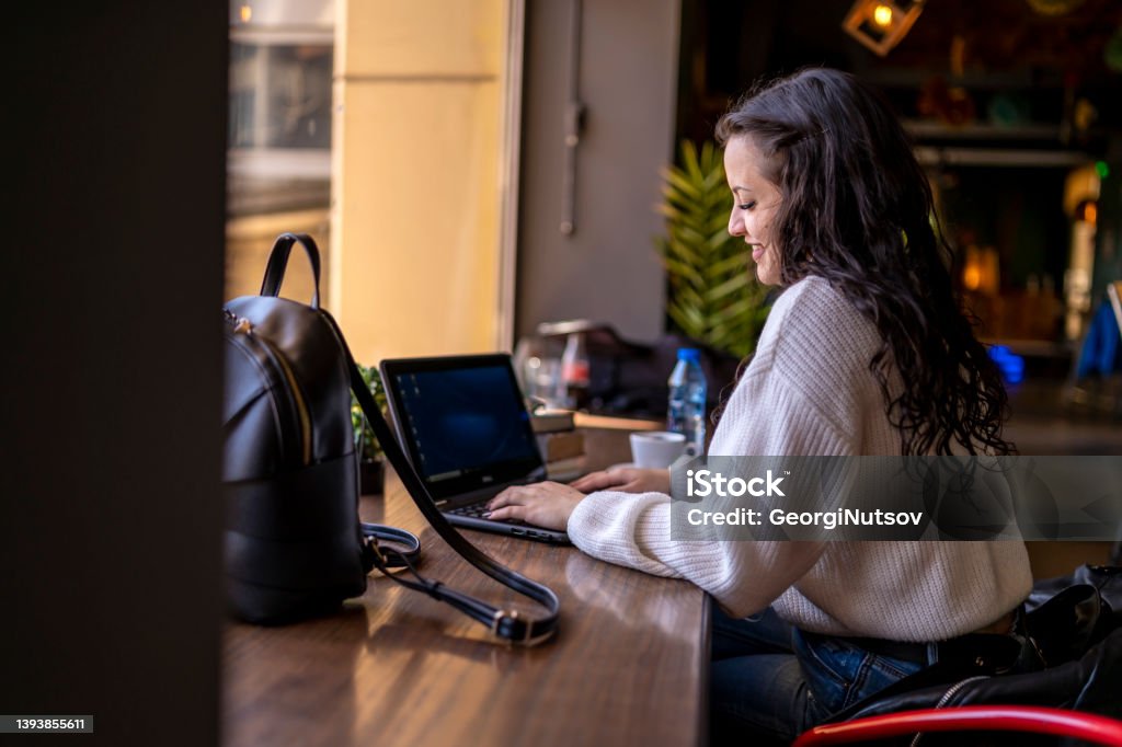 Hey, I don't mind you taking pictures of me while I'm working. 20-24 Years Stock Photo