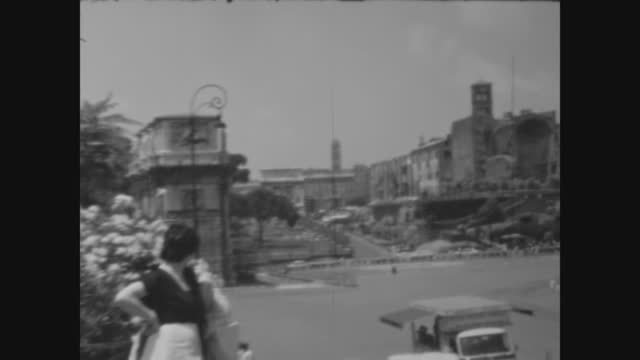 Italy 1969, Rome street city view