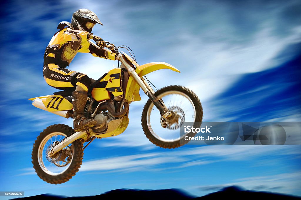 High Flyer - Royalty-free Motocross Foto de stock