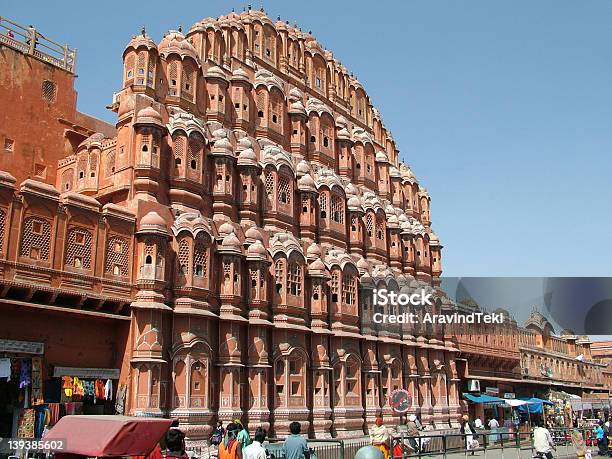 Foto de Hawa Mahal Jaipur Índia e mais fotos de stock de Arenito - Arenito, Arquitetura, Bazar