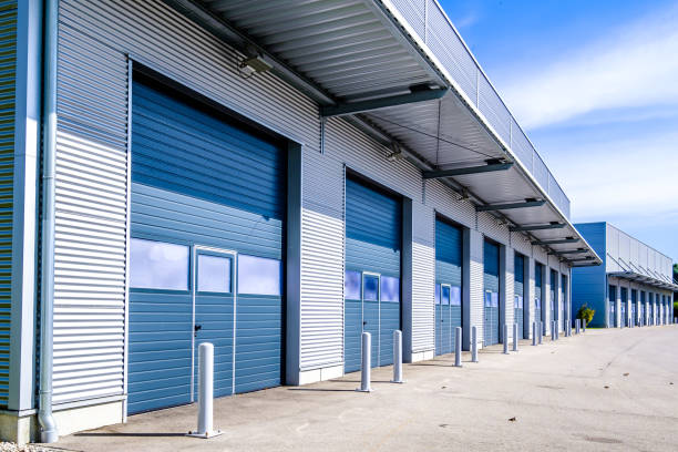 istock modern facade of a warehouse 1393858380