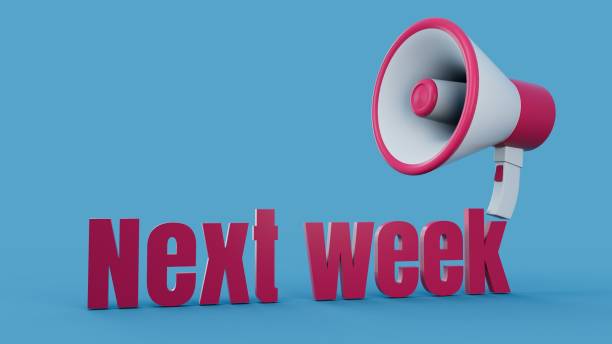 istock Megaphone Next Week Announcement Social Media Background 1393858447