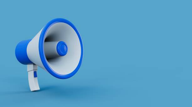 istock Megaphone Announcement Social Media Background 1393858456