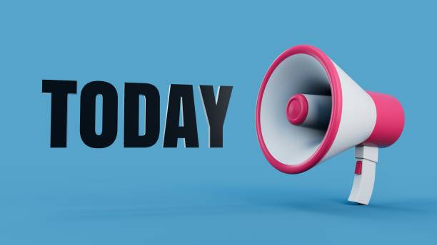 istock Megaphone Today  Announcement Social Media Background 1393858463