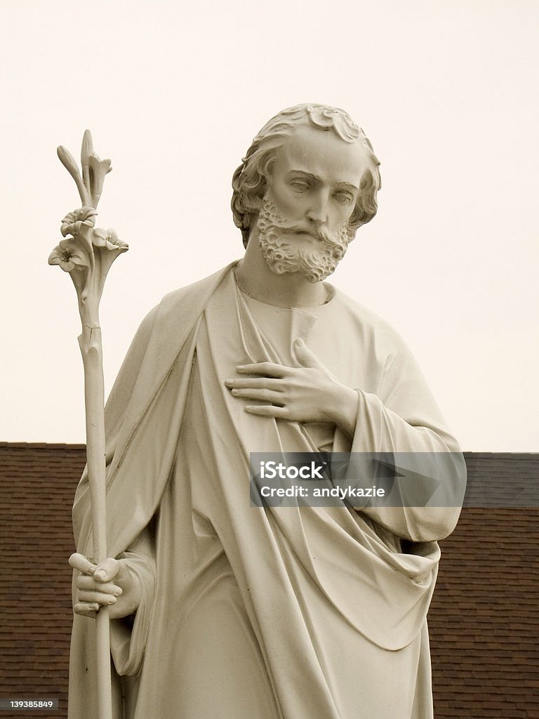 Saint Joseph estatua de cerca - Foto de stock de Saint Joseph libre de derechos