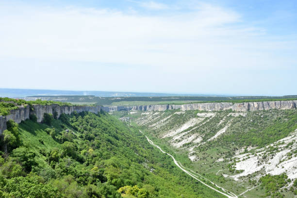 istock Big mountain at Chufut-Kale plateau 1393861445