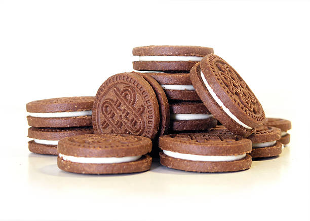 istock chocolate cookies on pile 139386302