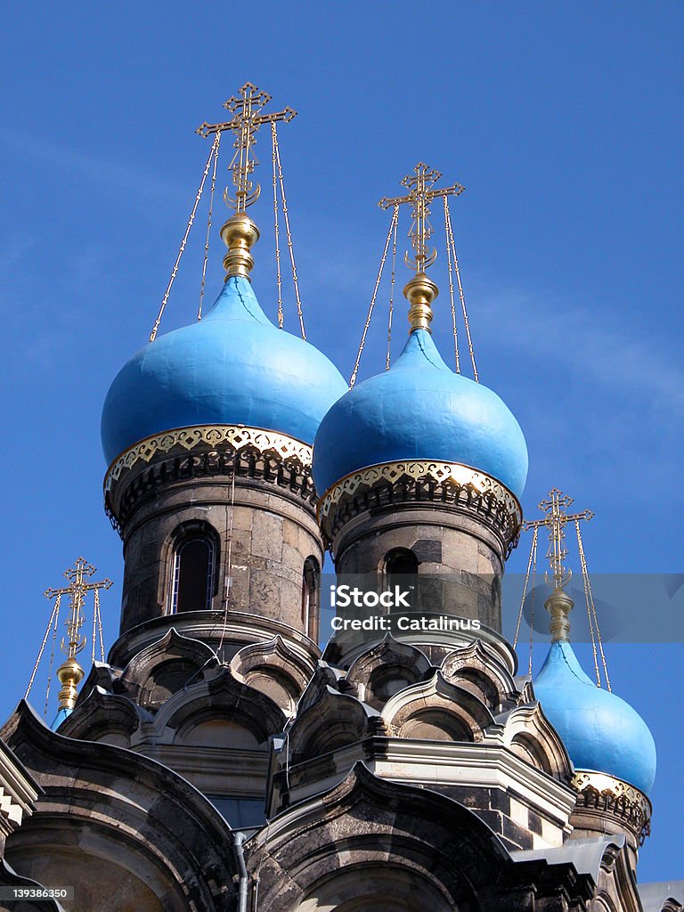 Russische Kirche - Lizenzfrei Altertümlich Stock-Foto