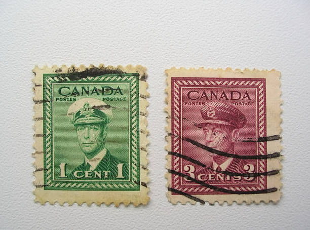 istock canadian used stamps 139386374