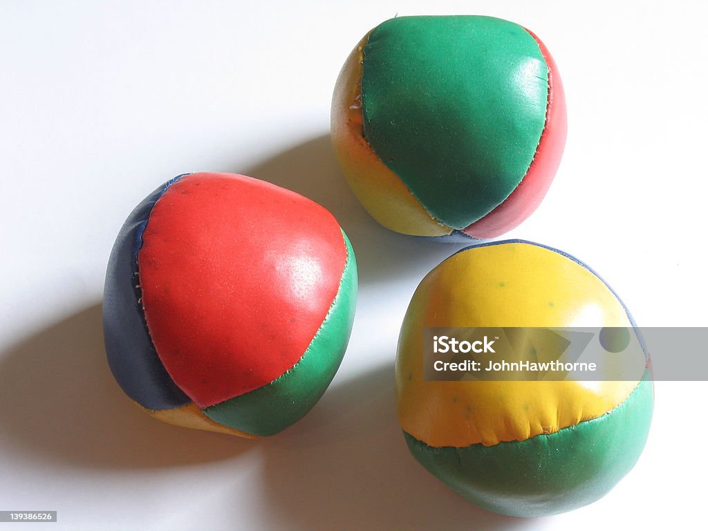 ジャグリング用ボール - 3人のロイヤリティフリーストックフォト