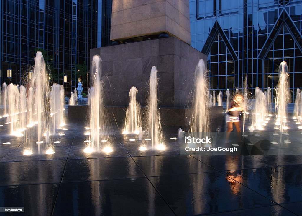 Fuente Fountain Play - Foto de stock de Pittsburgh libre de derechos