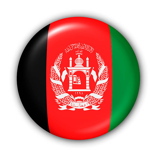 pulsante di bandiera dell'afghanistan - bin laden foto e immagini stock