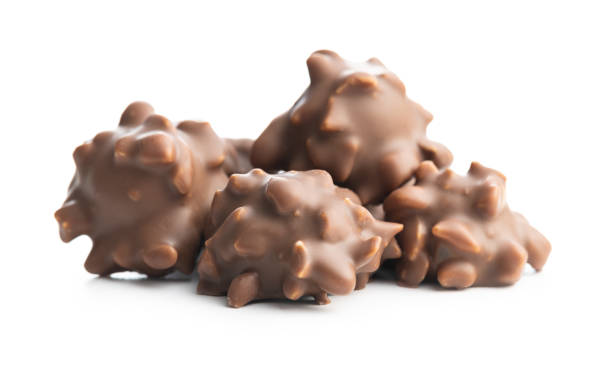 istock Chocolate truffles. Sweer pralines. 1393867796