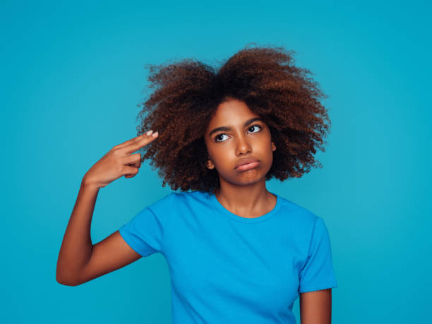 istock Beautiful girl with curly hairstyle 1393873326