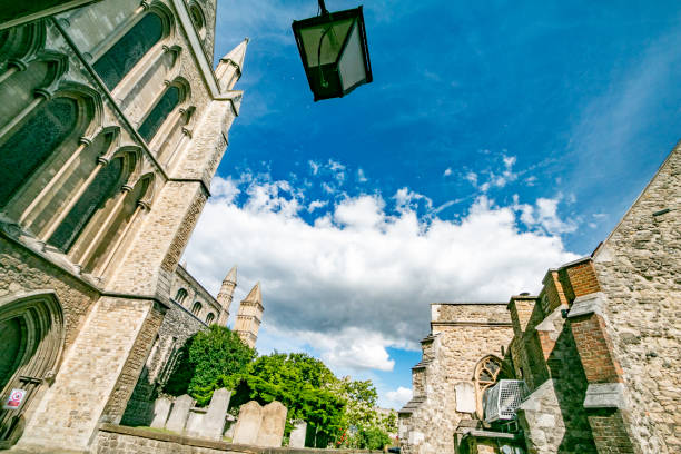 istock Rochester Cathedral in Kent, England 1393875717