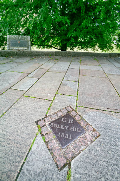 istock 'Justice Tree' Plaque at Rochester in Kent, England 1393875720