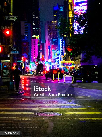 istock New York City Street at night 1393877238