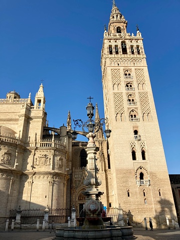 Spain - Andalusia- Seville - Seville city centre - cathedral and giralda