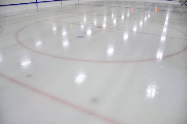 Ice Hockey Rink stock photo