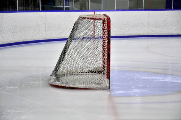 Ice Hockey Net stock photo