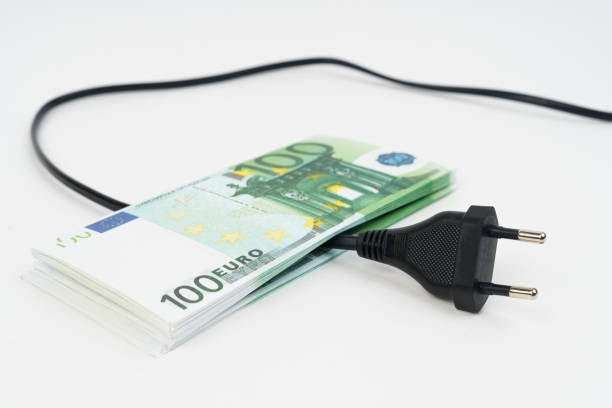 istock On the table are euros and an electric plug. 1393883163