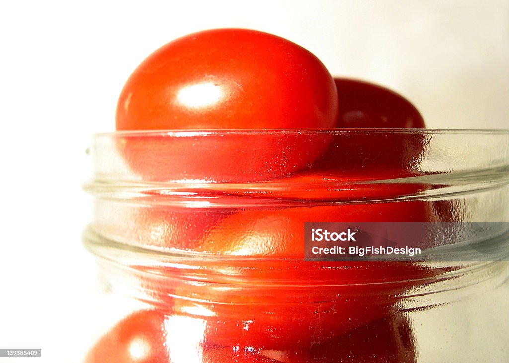 Cherry-Tomaten in einem Gefäß - Lizenzfrei Eingemacht Stock-Foto