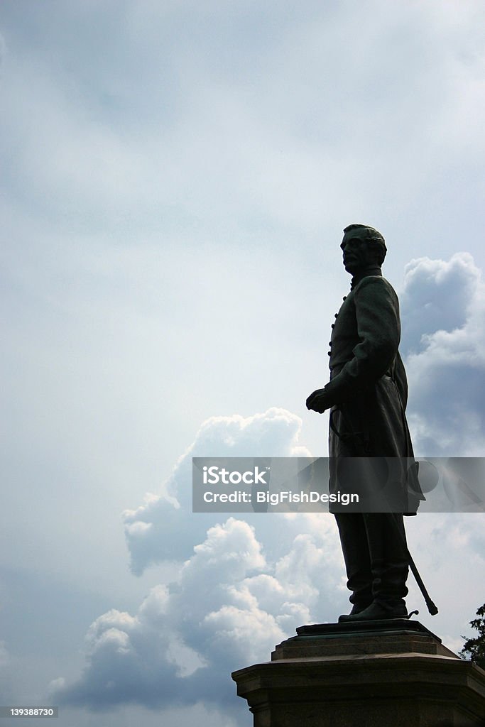 Statua di guerra civile - Foto stock royalty-free di Battaglia