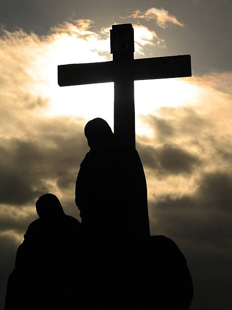 istock Calvary scene silhouette 139388798
