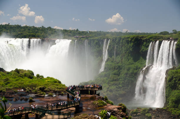 istock Iguacu National Park viewing platform in Brazil 1393887982