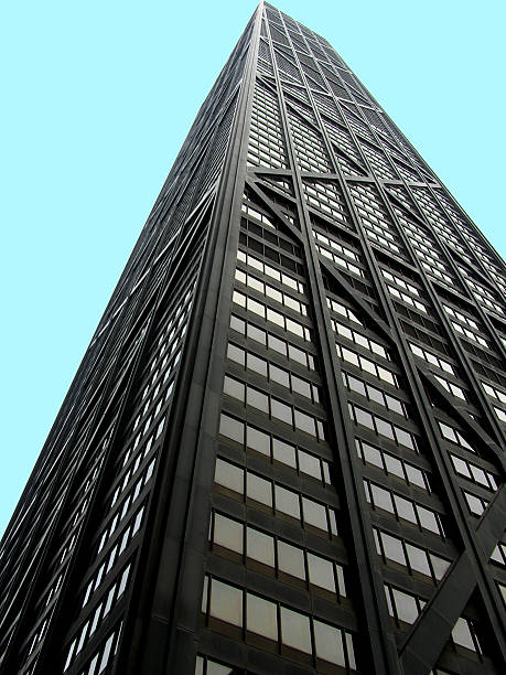 ハンコックタワー 2 - chicago built structure business forecasting ストックフォトと画像