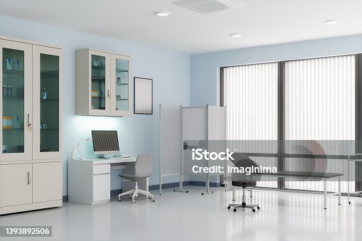 istock Examination Room In Doctor's Office 1393892506