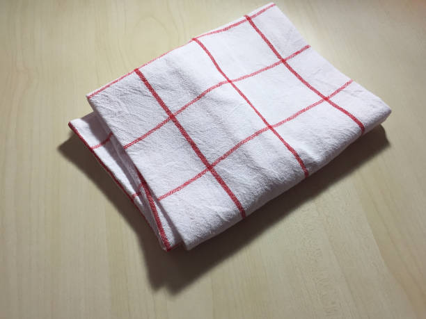 istock Cleaning cloth or dish cloth on the wood table background 1393895070