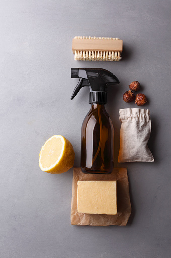 Zero waste cleaning equipments with soap nuts.