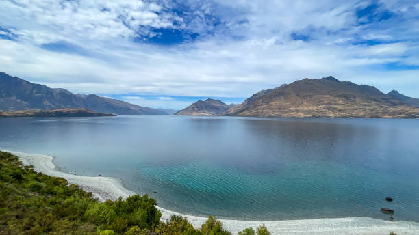 istock Lake Wakatipu scenery from the Jacks Point track. 1393896371