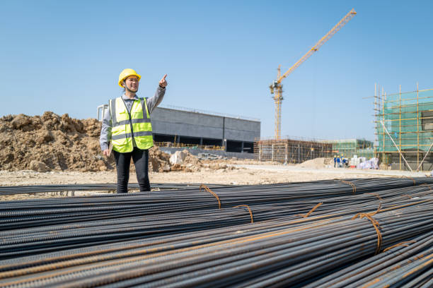 istock A female engineer is on the reinforcement 1393896546