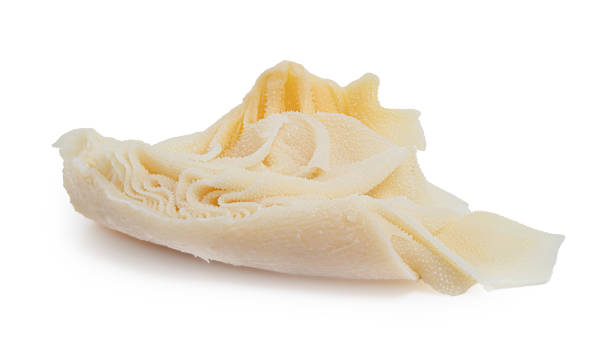 cow tripe isolated on white background with Clipping Path. cow tripe isolated on white background with Clipping Path. haggis stock pictures, royalty-free photos & images