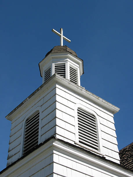 istock White Church Closeup 139389853
