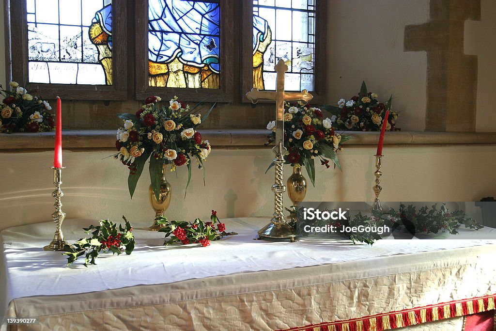 Altar da igreja - Foto de stock de Altar royalty-free