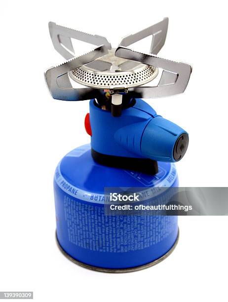 Camp Stove Stock Photo - Download Image Now - Blue, Camping Stove, Cut Out