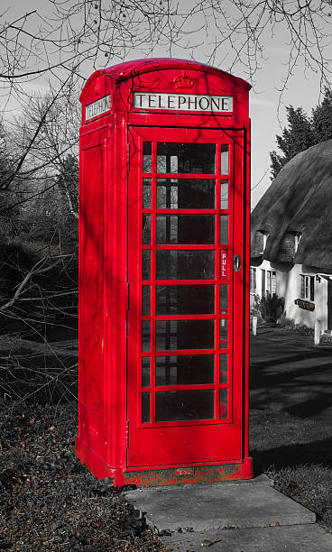 istock Red Telephone Box, Rural England 139390418