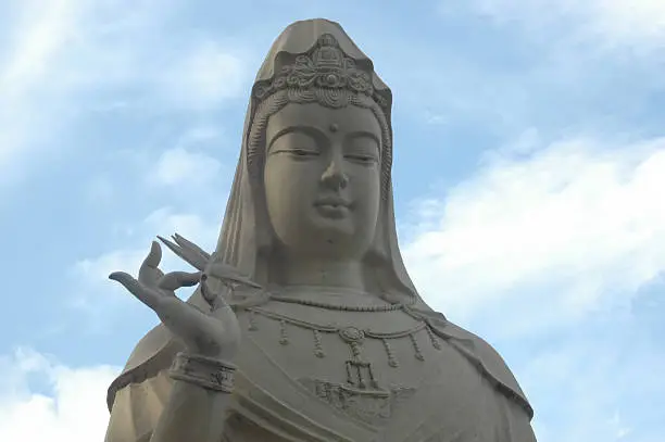Kuan-yin female Bodhisattva statue