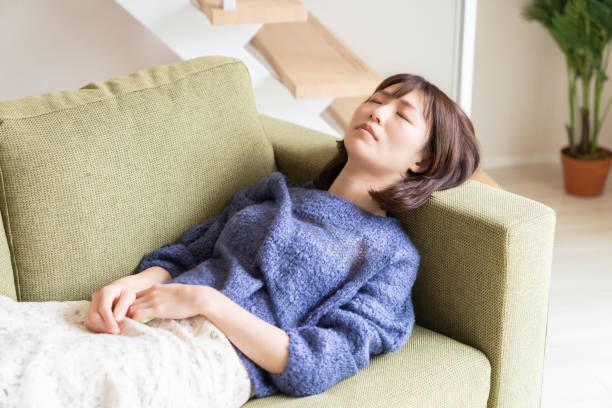 istock attractive asian woman who gets tired 1393905151