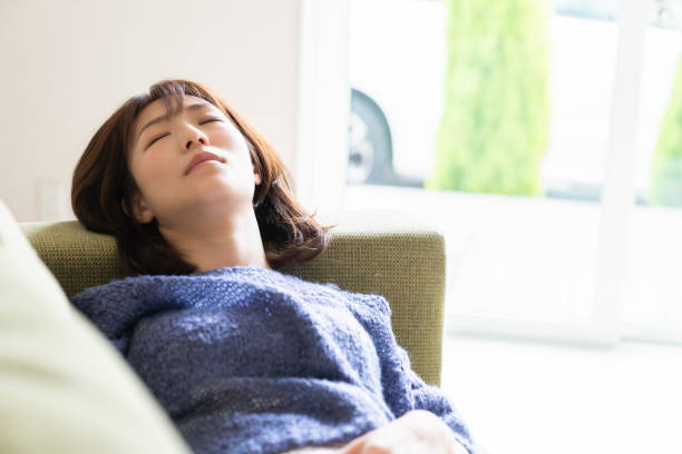 istock attractive asian woman who gets tired 1393905172