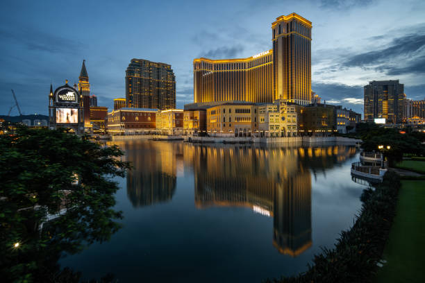 Night view of Venetian Macao