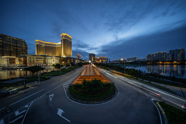 Night view of Venetian Macao