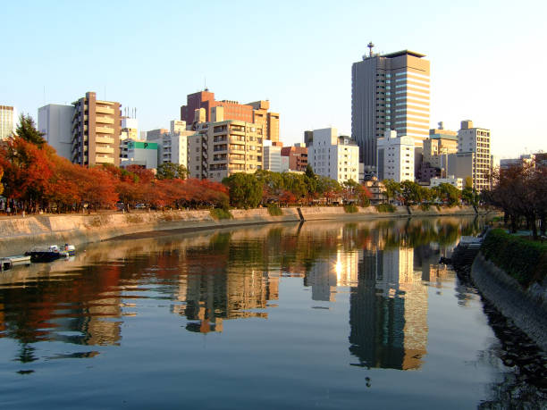 istock Ota river at sunset light. Hiroshima. Japan 1393911453