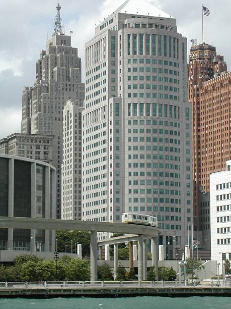Detroit Skyline Detail